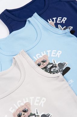 Майка для мальчика 3шт. Happy Fox  фото 6