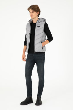 Мужской светло-серый жилет - U.s. polo assn фото 4