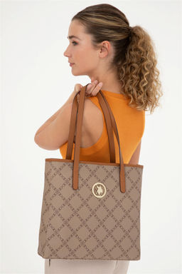 Женская коричневая сумка через плечо