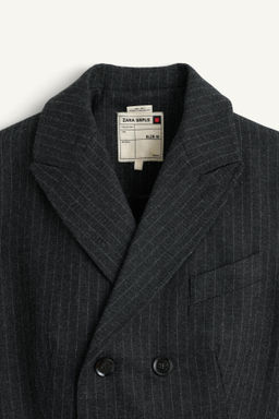 STRUCTURED STRIPED BLAZER - Zara фото 7