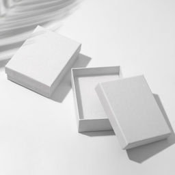 Цена за 6 шт. Коробочка подарочная под набор «Минимал», 7×9 см, (полезная часть 6.5×8.5 см,), белая