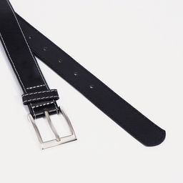 Ремень мужской, ширина 2,8 см, пряжка металл, цвет чёрный - Simaland фото 2