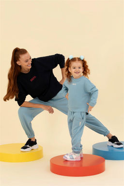 U. S. Polo Assn Детский синий базовый свитшот с круглым вырезом - U.s. polo assn фото 7