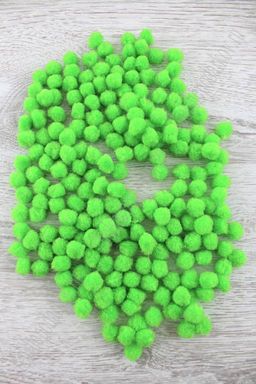 Помпоны 15 мм (200 шт) SF-1164, салатовый