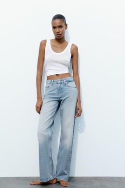 TRF WIDE-LEG MID-RISE FULL LENGTH JEANS