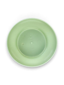 Цена за 3 шт. Горшок для цветов «Фиалочка», 800 мл, d=14 см, h=8 см, пластиковый, зелёный