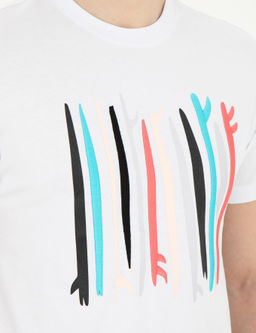 Beyaz Slim Fit Ti__rt