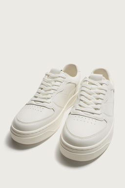 ZAPATILLA ESTILO RETRO / Blanco - Zara фото 2