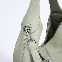 Сумка-мешок на молнии, наружный карман, цвет светло-зелёный - Simaland фото 5