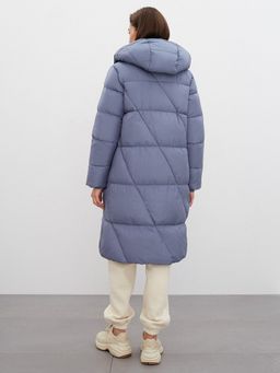 Conso/WDL 220523 - dusty blue Пуховое Пальто  фото 4