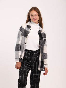 Рубашка Гранж коричневая клетка - Ладошки фото 68