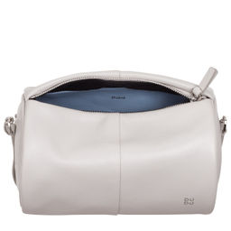 Итальянская кожаная сумка DuDu Bags серии Abigail | жемчужный серый - Dudubags фото 4