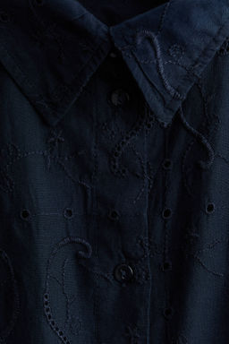 Oversized broderie anglaise shirt - H&m фото 7