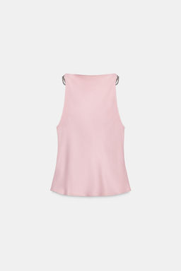 BEADED SATIN TOP - Zara фото 7