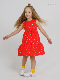 Сарафан Мия пчелки на красном - Sovalina фото 9