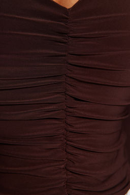 Kahverengi Cut Out/Pencere Detayl? Orme Body TPRAW24BD00001