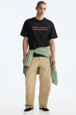 Camiseta con motivo estampado Loose Fit - H&m фото 29