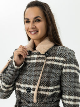 Ажур утепленное пальто - Dyuto фото 9