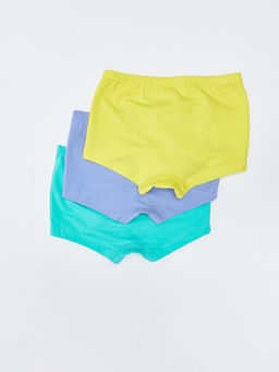 Basic Pamuklu K?z ?ocuk Boxer 3l? - Waikiki фото 2