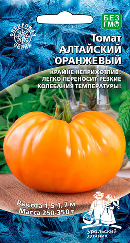 Томат АЛТАЙСКИЙ ОРАНЖЕВЫЙ  Массой до 500г! Крайне неприхотлив! Легко переносит резкие колебания температуры!