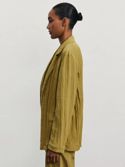 Жакет свободного кроя из жатой ткани / Zarina  фото 4