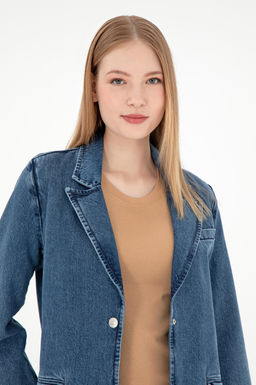 Женская голубая джинсовая рубашка Неожиданная скидка в корзине - U.s. polo assn фото 8