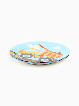 Цена за 2 шт. Тарелка одноразовая бумажная «Техника», 17см, 6 шт