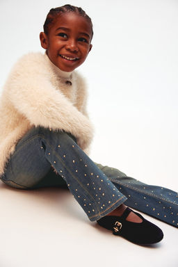 Jeggings vaqueros con detalles decorativos