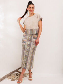 Костюм Galean Style 693.2 мятная полоска