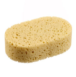 Цена за 3 шт. Губка для тела «Банная»,15×9 см, бежевая