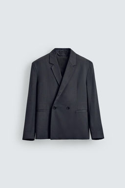 DOUBLE-BREASTED SUIT BLAZER - Zara фото 7
