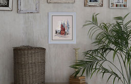 Набор для вышивания PANNA Скетчевые зарисовки GM-7258 Гудерхам-билдинг 18.5 х 22 см