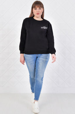 Арт. 13102 Толстовка женская 50-58 (5 шт) Цвет:черный - Калинка фото 3