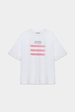 Футболка с принтом Pink baguette - Mollis фото 4