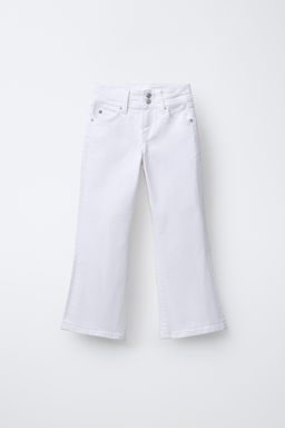 DOUBLE BUTTON FLARE JEANS - Zara фото 5