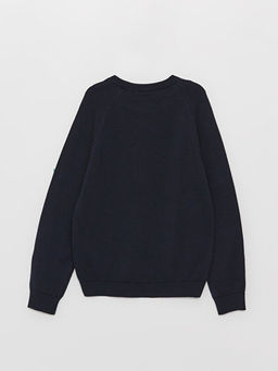 Bisiklet Yaka Sonic Bask?l? Uzun Kollu Erkek ?ocuk Triko Kazak - Waikiki фото 3