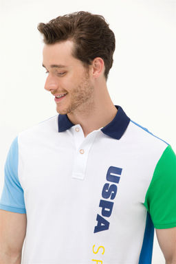 U. S. Polo Assn Мужская белая футболка с воротником-поло - U.s. polo assn фото 9