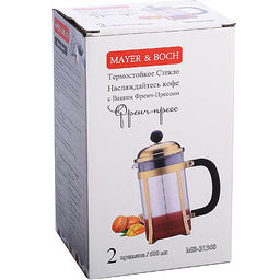 31368 Заварник Френч-Пресс 600мл MB (x30) - Mayer&boch фото 3