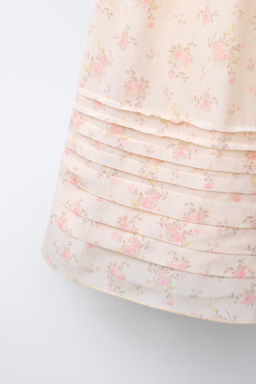 VESTIDO COMBINADO FLORES / Rosado - Zara фото 6