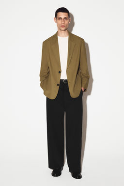 BLAZER DESESTRUCTURADA DE ALGOD?N
