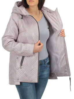 M8287 LILAC Куртка демисезонная женская (100 гр. синтепон) Maria - Фабричный китай фото 6