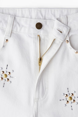 Wide Ultra High Jeans con remaches decorativos - H&m фото 3