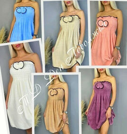 Парео женское для бани и сауны Леди-ПЛОМБИР микрофибра - Лен поволжья фото 2