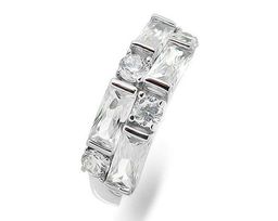 Кольцо из серебра куб.циркон., МЦВ231