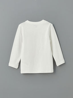 Bisiklet Yaka Bask?l? Erkek ?ocuk Pijama Tak?m