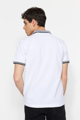 TRENDYOL MAN Siyah Slim/Dar Kesim %100 Pamuklu Polo Yaka T-shirt TMNSS22PO00014 - Trendyolmilla фото 22