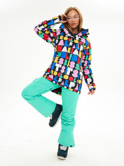 Женская горнолыжная сноубордическая куртка Alpha Endless Ultra Chaleur SNB 423/316_7 Разноцветный  фото 33