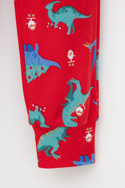 К 1541/насыщенно-красный,динозавры пижама д/дет яс - Crockid фото 5