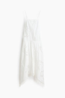 Vestido de algod?n con bordado ingl?s
