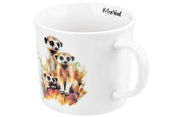 Кружка 360 мл 12,5*9,5*8,3 см "Сурикаты" NEW BONE CHINA